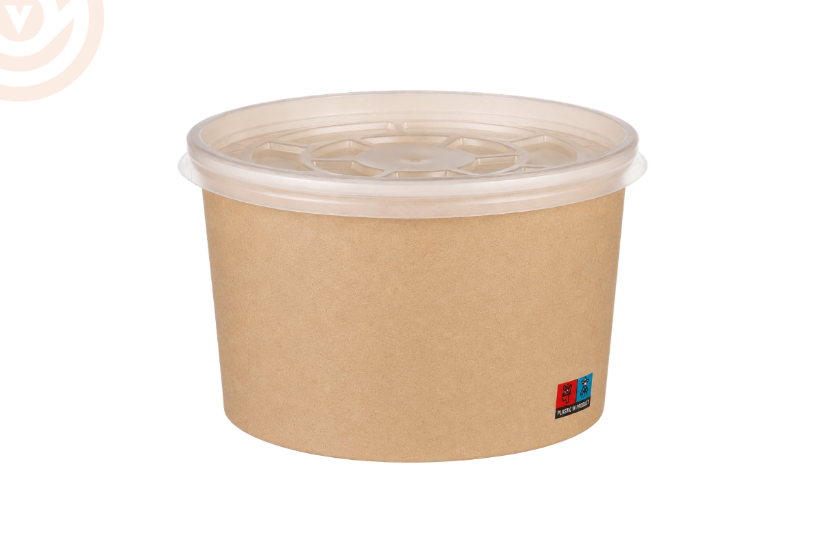 16 oz Kraft Çorba Kasesi (112Ø)