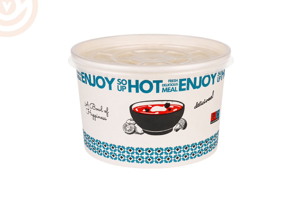 16 oz Renkli Çorba Kasesi (112Ø)