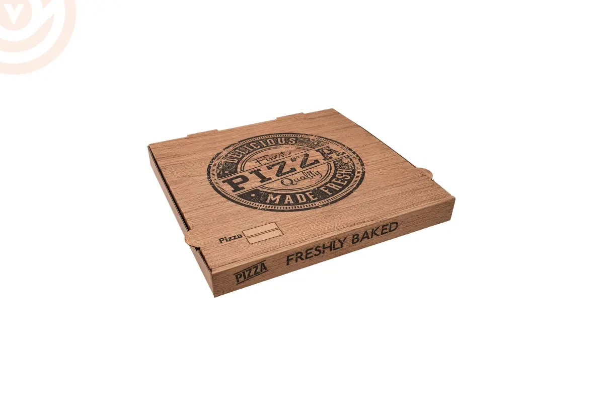 28cm Kahverengi Pizza Kutusu