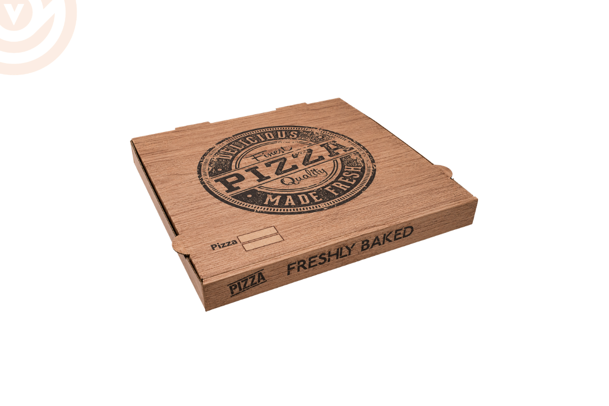32cm Kahverengi Pizza Kutusu
